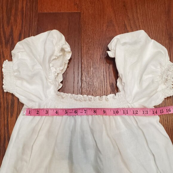 Reformation Carsen Linen Dress, Size XL - Picture 10 of 12